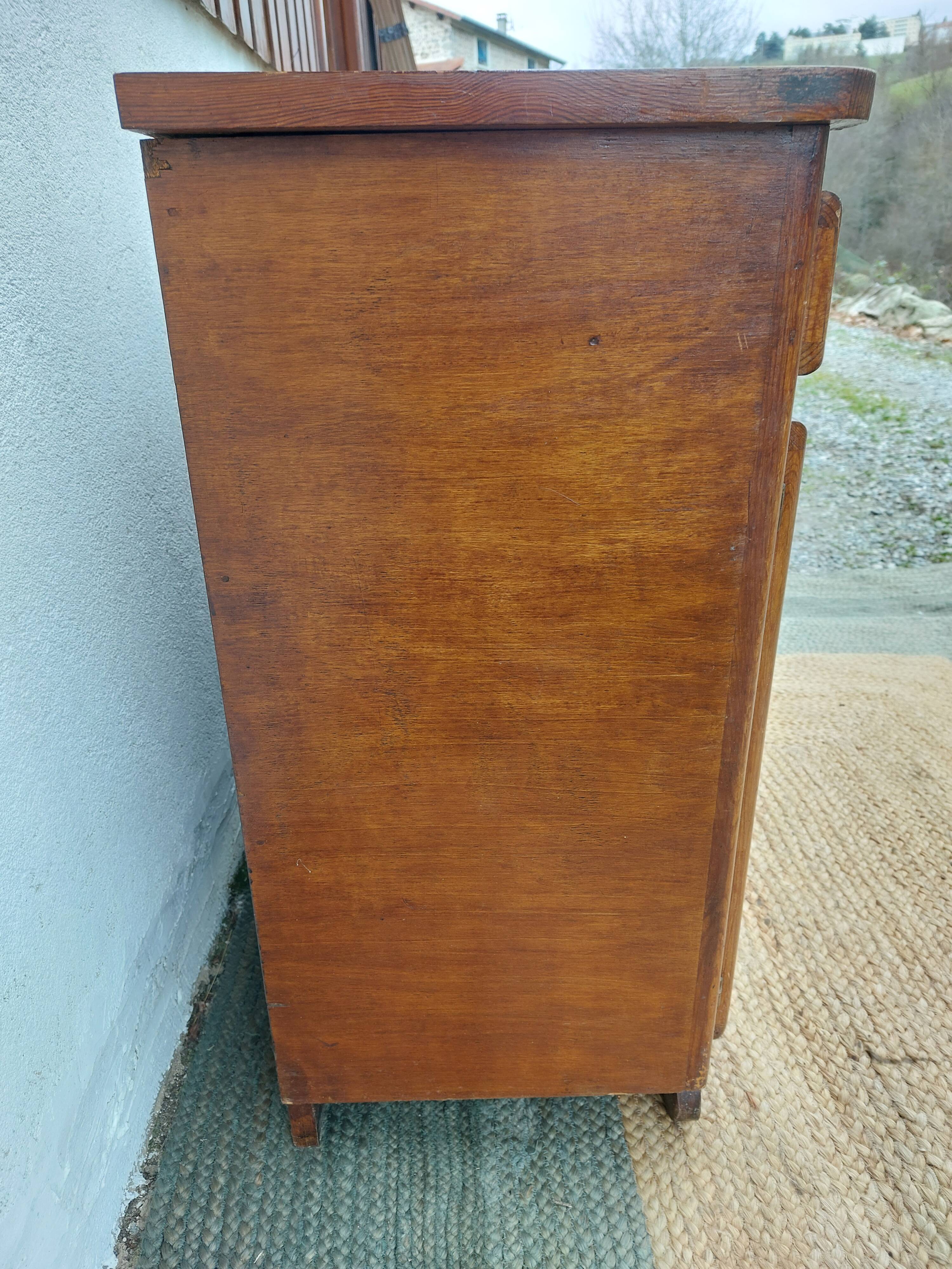 Vintage wooden handle buffet