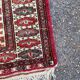 Burgundy Afghan wool Persian rug 95x125cm