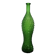 Empoli bottle vintage carafe in green diamond point glass Italy