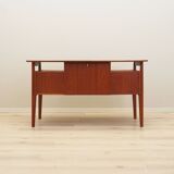 Teak desk, Danish design, 1970s, designer: Gunnar Nielsen, manufacturer: Tibergaard