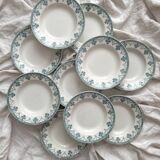 10 earthenware soup plates "Cahors" Saint Amand