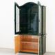 Bamboo and glass display from the 70s 80s