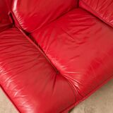 Vintage leather armchair "Ambassador", Nicoletti Salotti, Italy, 1980