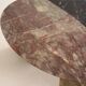 Sculptural Postmodern Marble Coffee Table