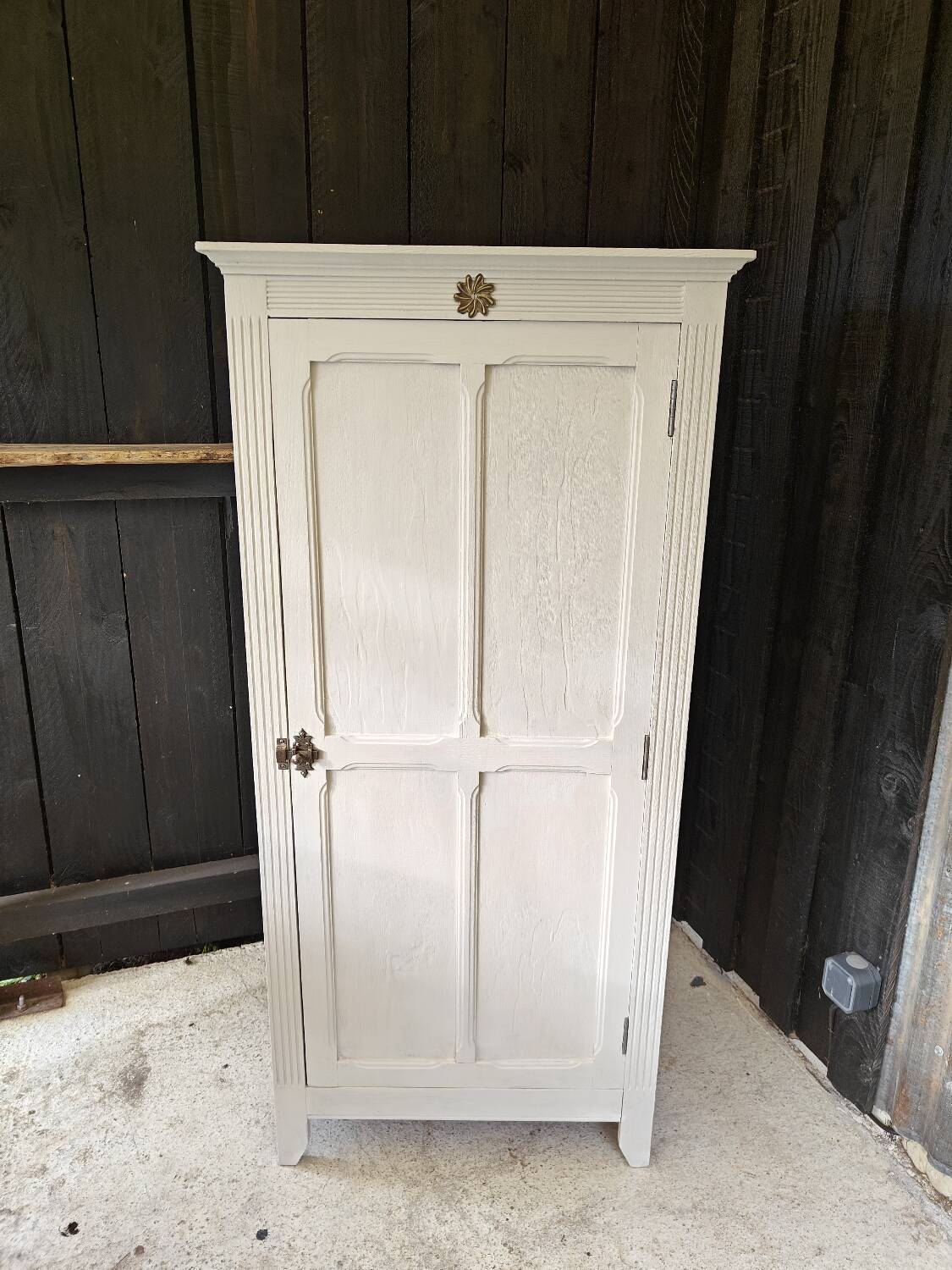 Restored Parisian Bonnetière Wardrobe