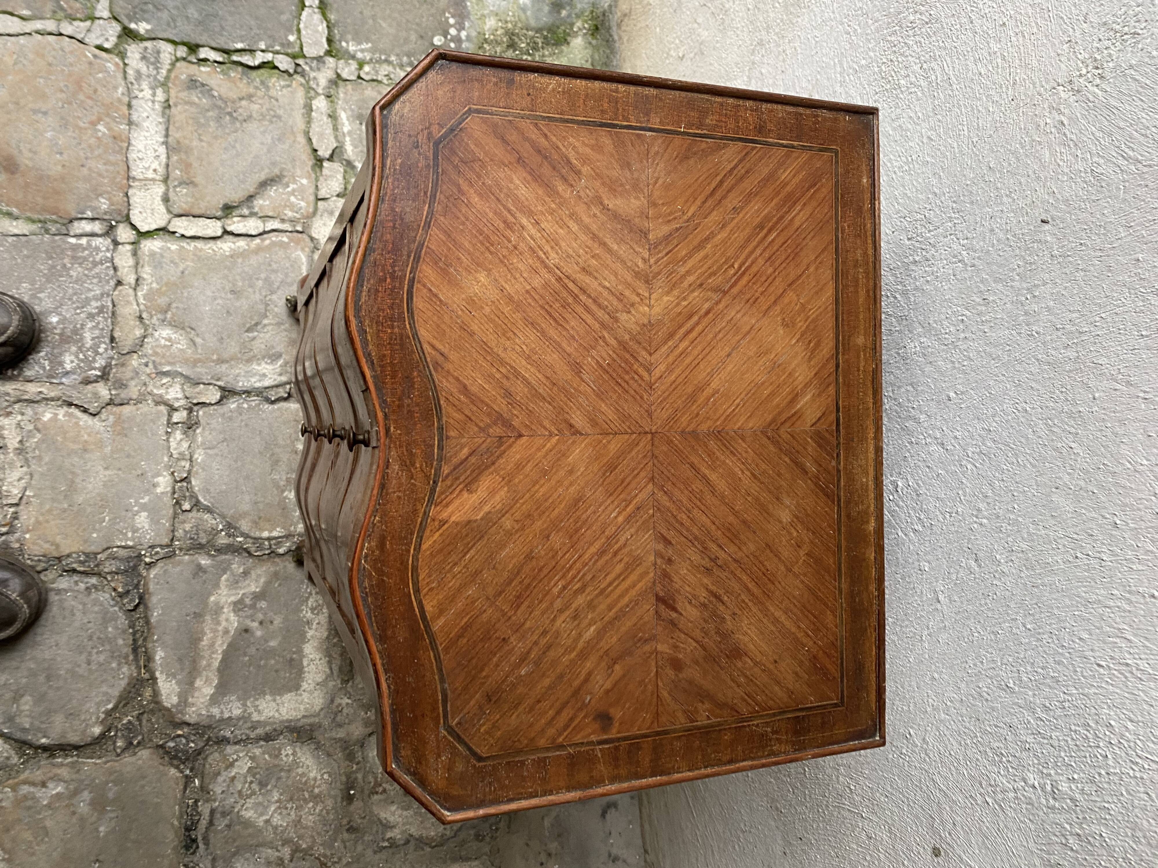 Chiffonier XIX/XX 4 mahogany drawers