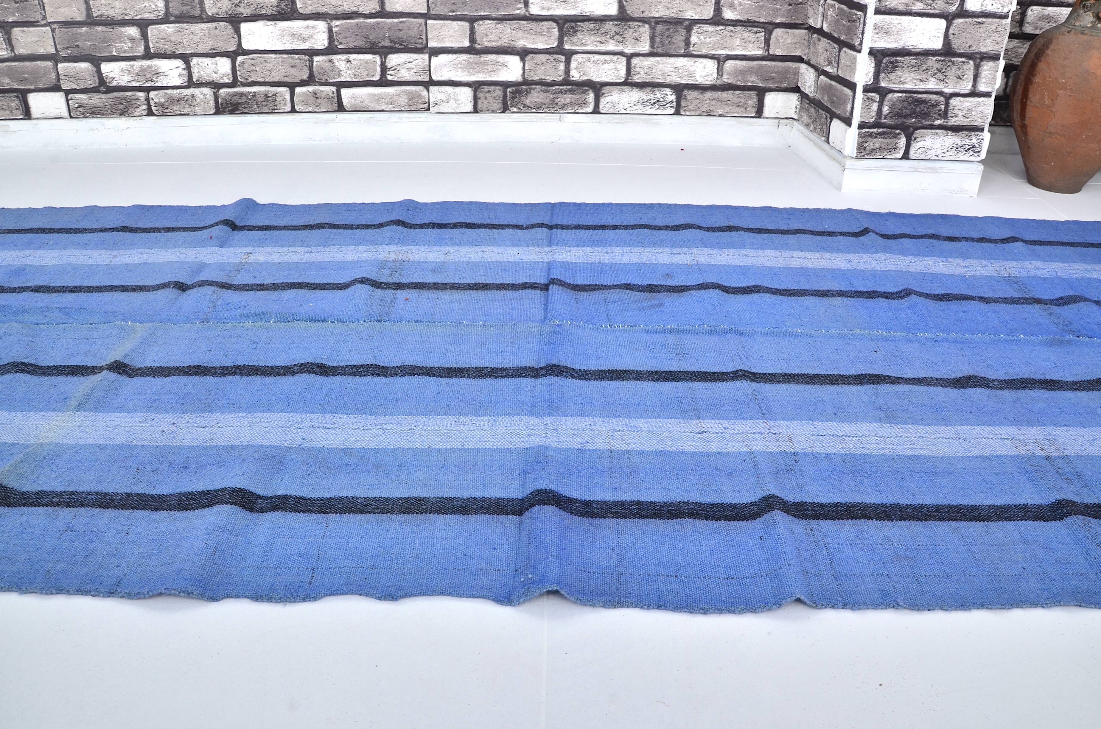 Blue Neutral Oushak Kilim Rug sku 3050