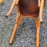 Set of 6 old bistro chairs