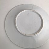 Blue and white ceramic plate