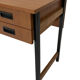 Desk of the 60 years with teak top, dutch