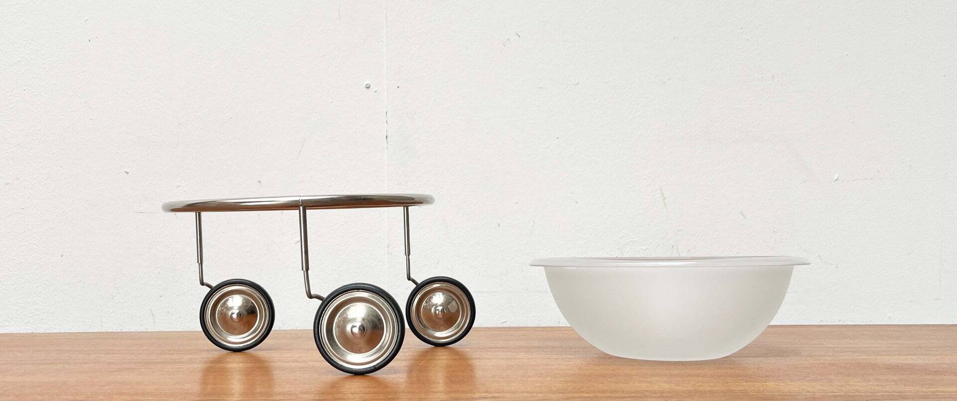 Postmodern Dutch Fruit on Wheels Bowl by Arnout Visser Droog for Designum, 1990s