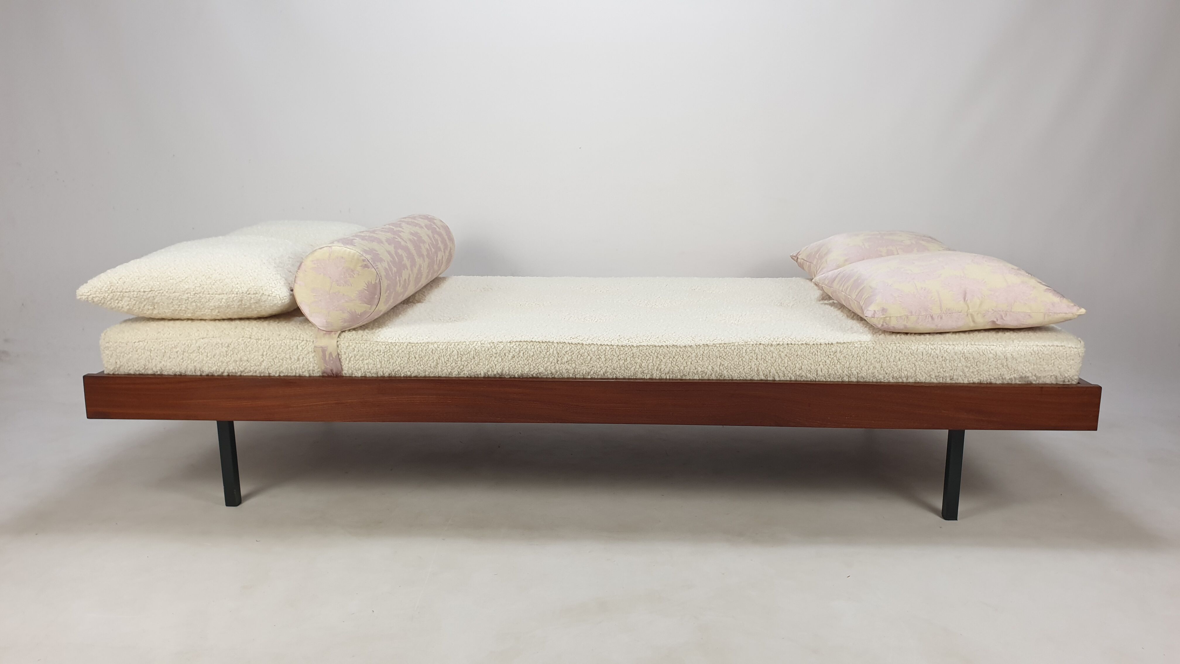 Teak Daybed with Dedar Cushions, 1960s