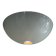 Vintage mushroom ceiling light in white lacquered metal.