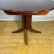 Mid-Century Retro Vintage Teak Round Extending Dining Table by Nathan 1960