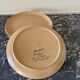 Sarreguemines stoneware dessert plates