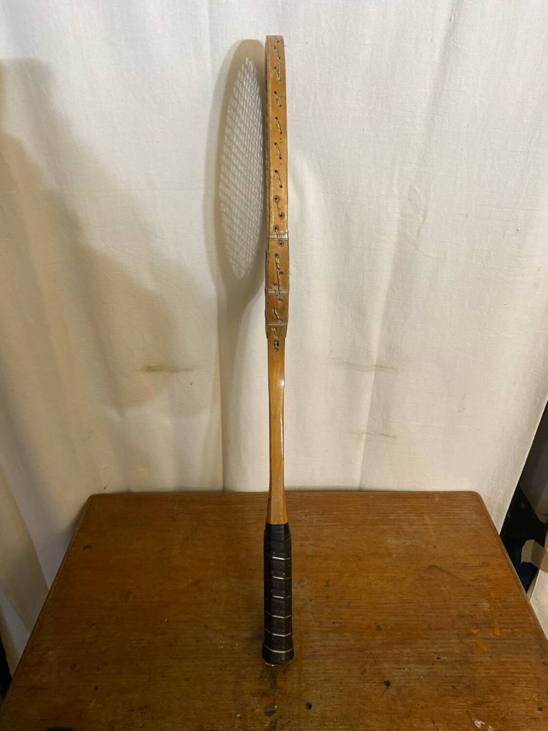 Vintage AUTOGRAPH Court S Wooden Tennis Racket