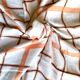Nappe carrée vintage quadrillée 120X120