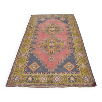 Oushak Handknooted Floral Carpet