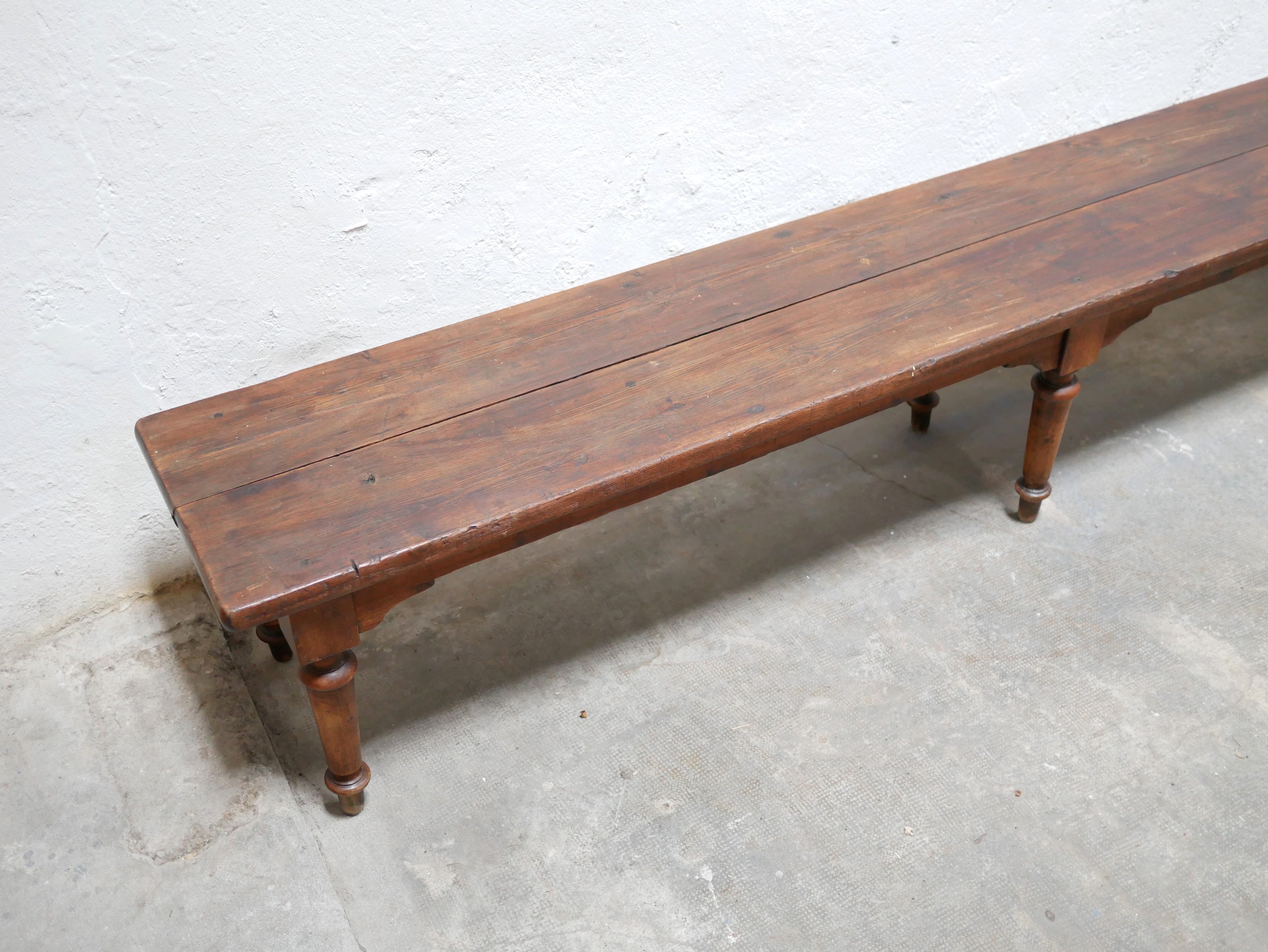 Wooden bench XIX th