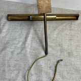 Wall light, picture light, in brass.