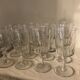 12 old and blown glass walking glasses
