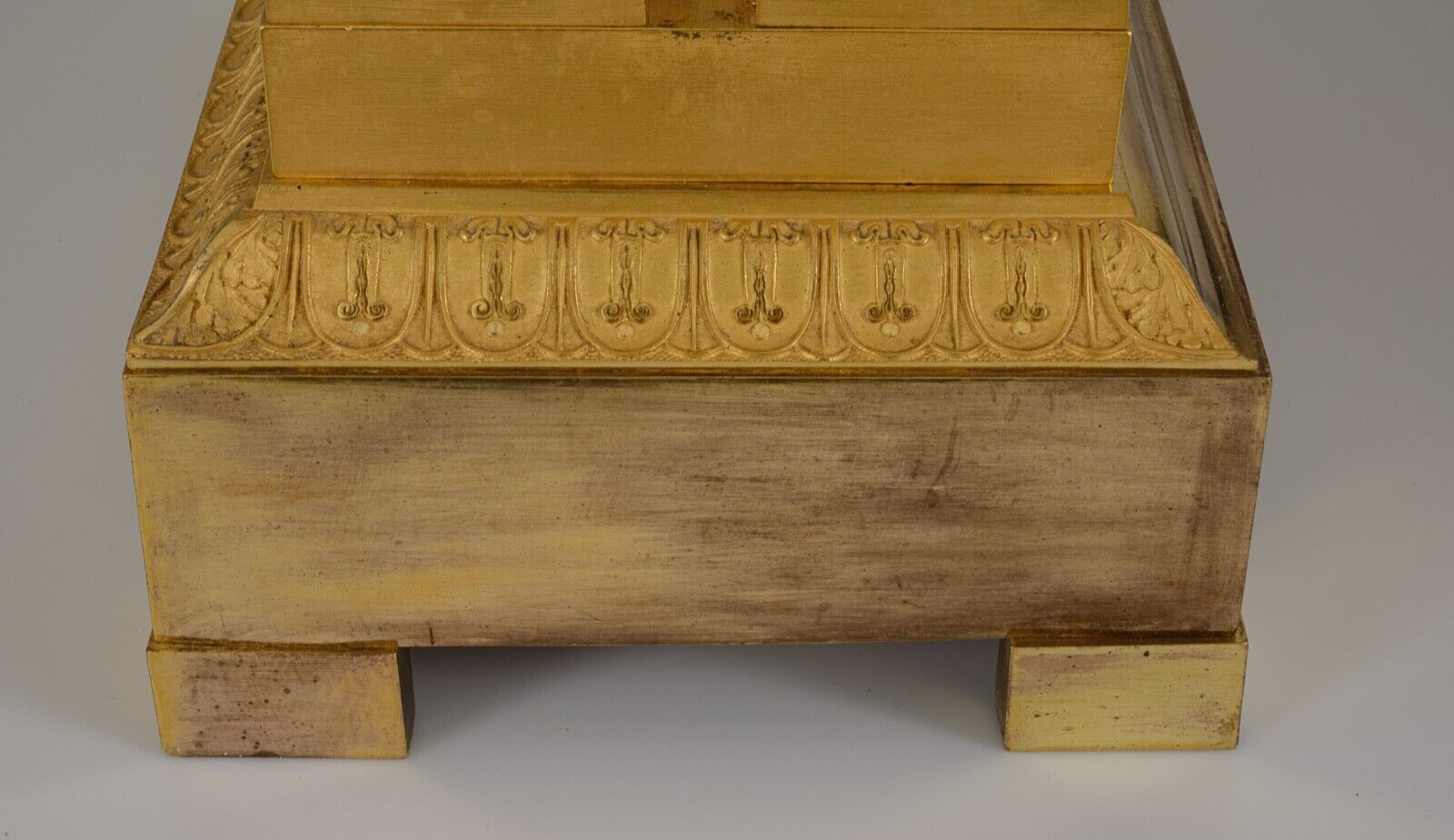 Pendulum portico period restoration bronze dore early nineteenth