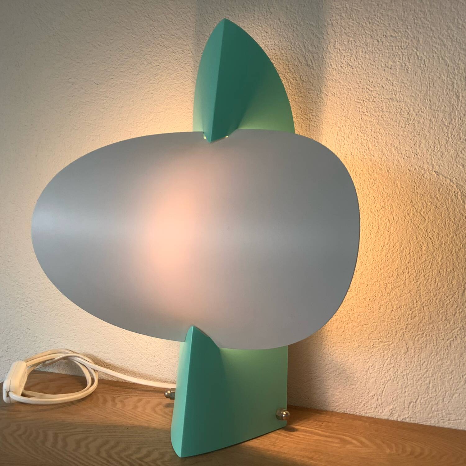 Vintage Lamp Slamp Samuel Parker 80.s Post-modern Sails Opaflex