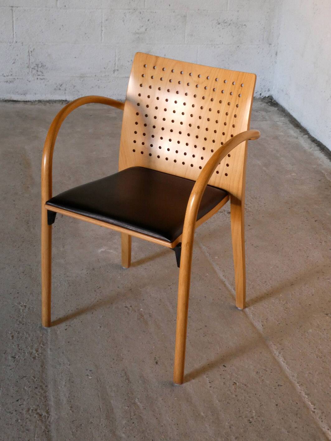 série de 6 chaises 290F de Wulf Schneider pour Thonet, 1990
