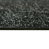 Handmade oriental contemporary 1980s 285 cm x 380 cm black wool carpet