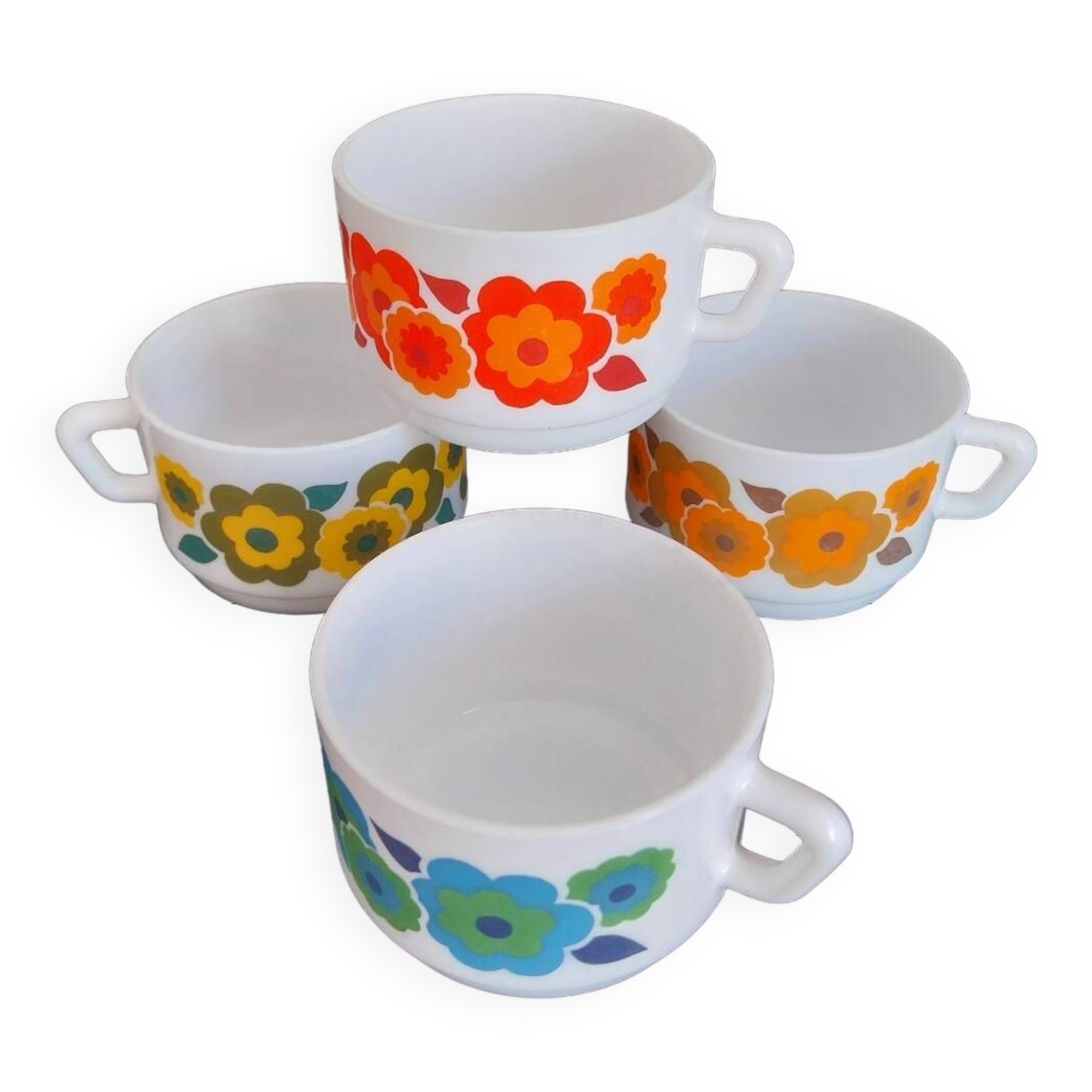 Arcopal Lotus model mocha cups