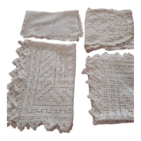 Set of 4 rectangular placemats