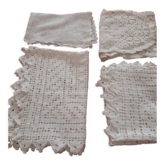Set of 4 rectangular placemats