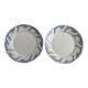 Set of two dessert plates - Luneville