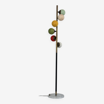 Stilnovo designer floor lamp model 'galassia' italy circa 1950