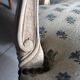 Paire de fauteuil laqué de style Louis XV