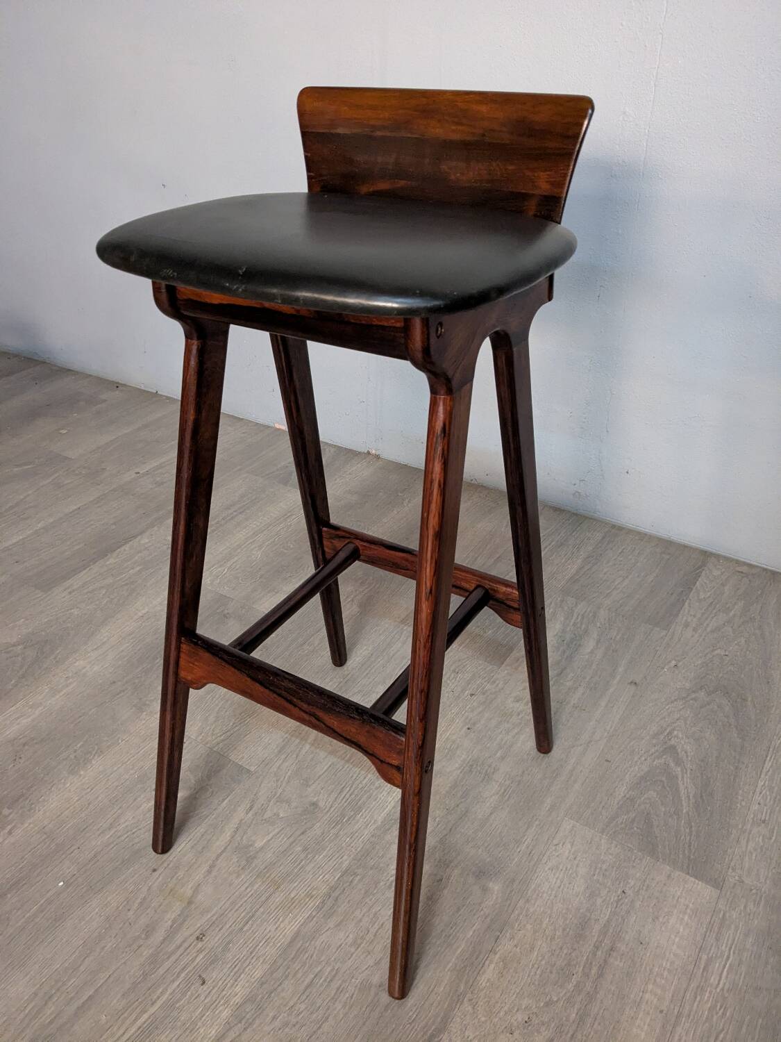Rosewood stool Éric Buck 1960