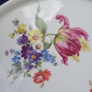 Plat à tarte en porcelaine de Chauvigny Diam 31 cm