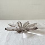 Vintage 70s star-shaped crystal ashtray
