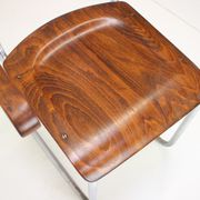 Chaise Bauhaus chrome restaurée par Rudolf Vichr Prag années 1930