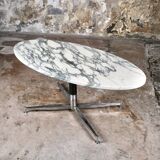 Michel Kin Arabescato marble coffee table for Arflex, 1960