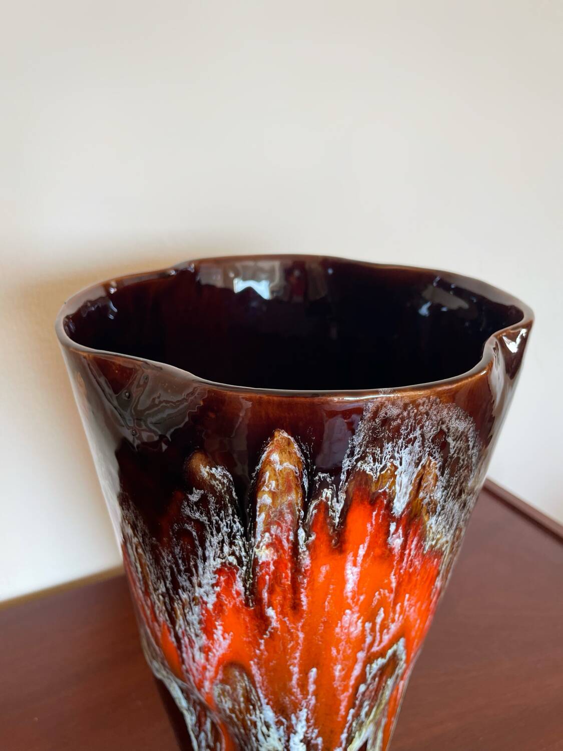 Large Vallauris ceramic vase from the 60s