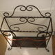 Painted iron Art Deco umbrella holder, 1940/50