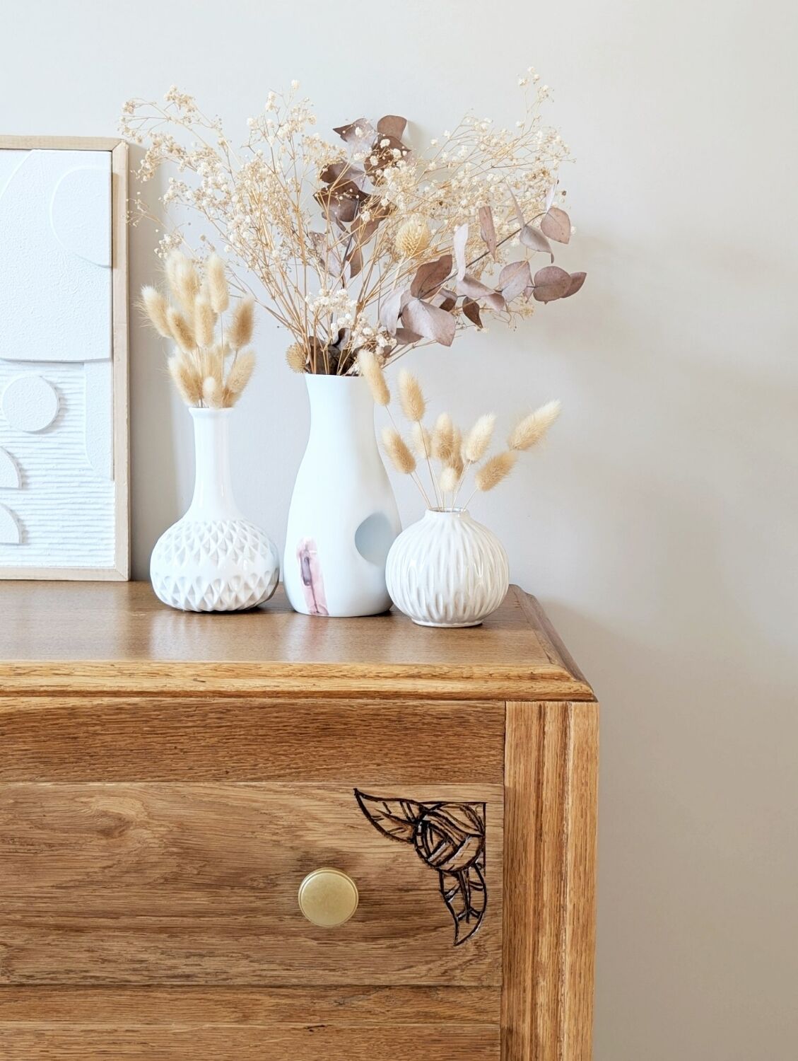 Commode Art Déco chêne rénovée