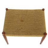 Scandinavian teak stool, Sweden, 1950
