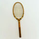 Vintage wooden tennis racket
