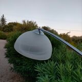 Chrome arc floor lamp