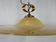 Lustre en verre de Murano et laiton avec double support