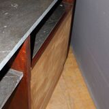 Art deco period console in exotic wood and marble circa 1930