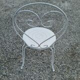 Iron garden chair