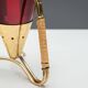 Gunnar Ander candleholder in brass, glass and rattan for Ystad Metall